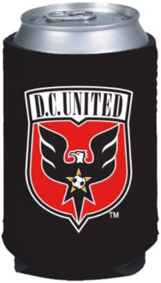 DC United 12oz CAN Neoprene Beverage Insulator Holder Cooler MLS Soccer
