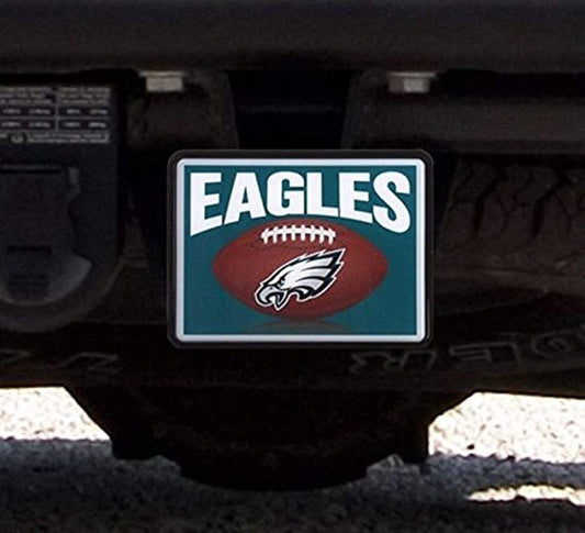Philadelphia Eagles Football Design Plastic Universal Bumper Trailer Auto Hitch Cover