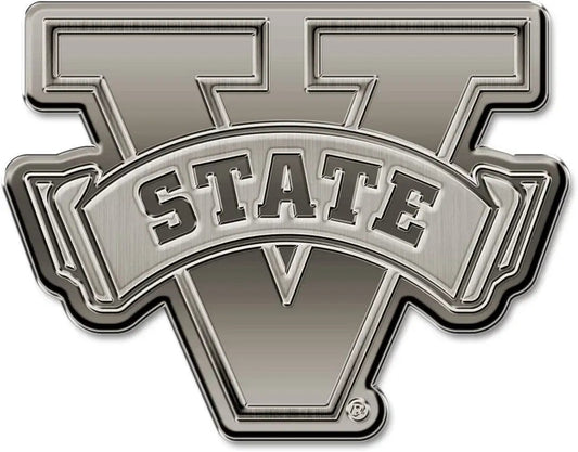 Valdosta State Blazers Solid Metal Auto Emblem Antique Nickel for Car/Truck/SUV