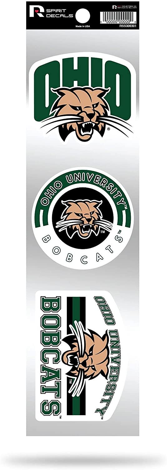 Ohio University Bobcats 3-Piece Retro Spirit Decals