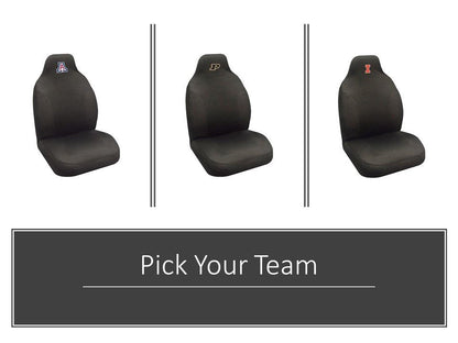 Georgia Tech Yellow Jackets Bucket Auto Seat Cover 48x20 Inch Elastic