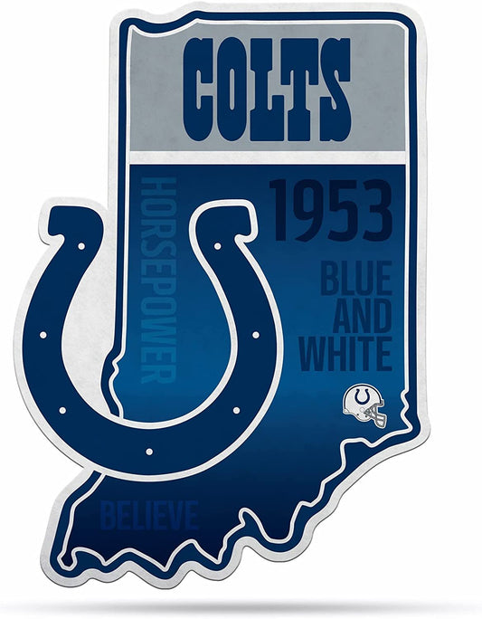Indianapolis Colts Pennant State Shape 18 Inch Soft Felt
