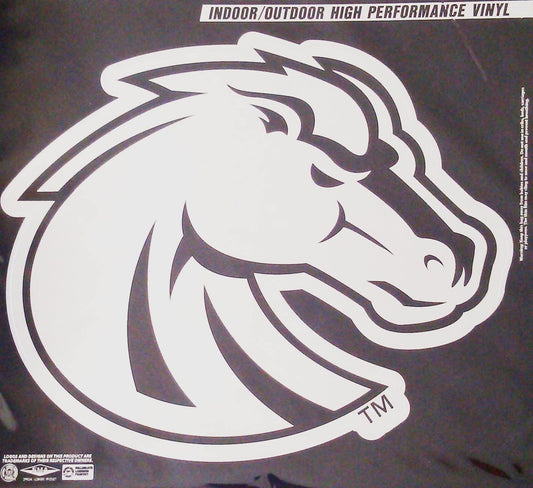 Boise State University Broncos 6 Inch Magnet, Metallic Chrome Shimmer Design, Vinyl Die Cut, Auto Home Heavy Duty