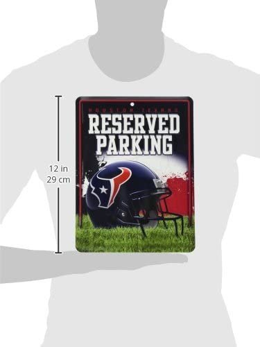 Houston Texans Metal Parking Sign