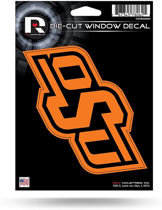 Oklahoma State University Cowboys 5 Inch Die Cut Flat Vinyl Decal Sticker Adhesive Backing