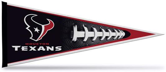 Houston Texans Blue Pennant Soft Felt 12x30 Inch