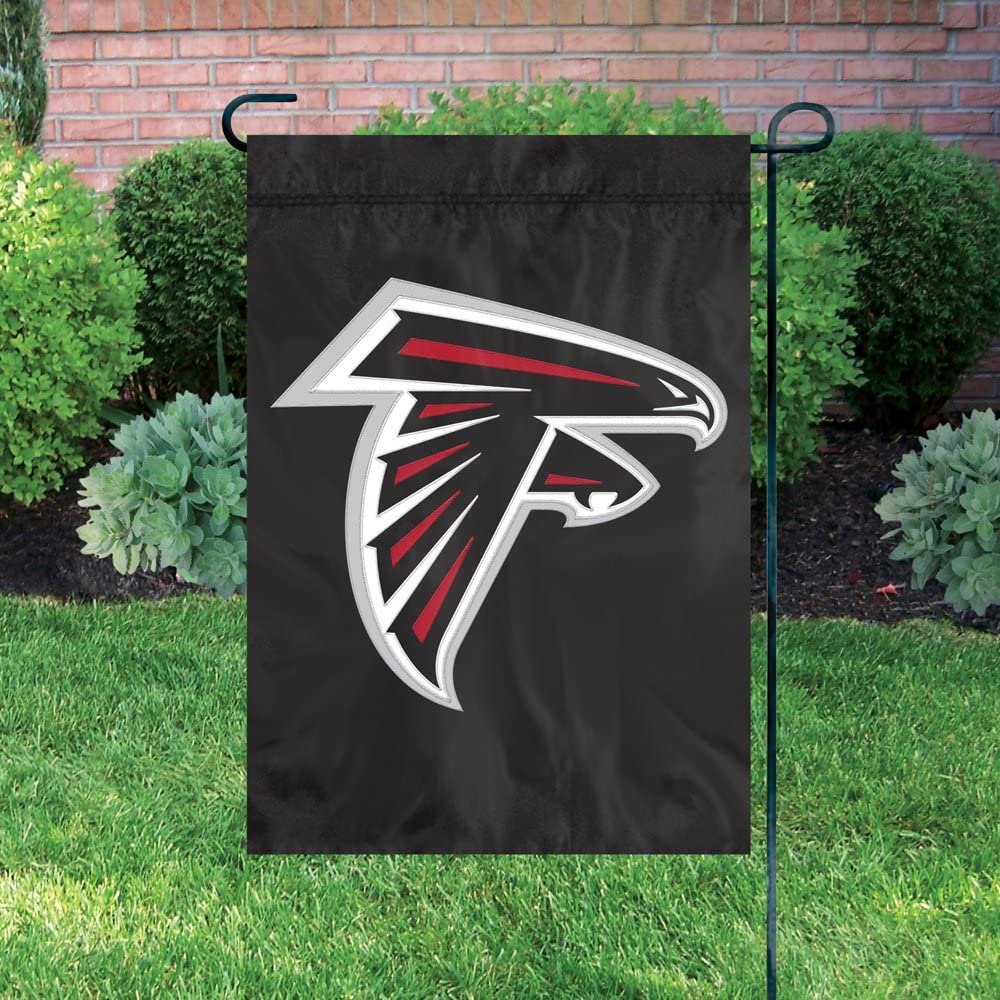Atlanta Falcons Premium Garden Flag Banner Applique Embroidered 12.5 x 18 Inches