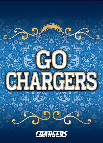 Los Angeles Chargers Garden Flag Banner, 13x18 Inch, Premium Double Sided