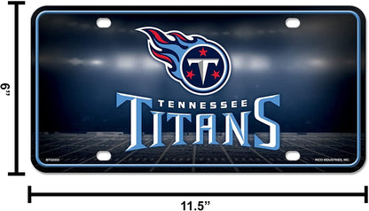 Rico Industries NFL Football Philadelphia Eagles White Metal Auto Tag 8.5" x 11" - Great for Truck/Car/SUV