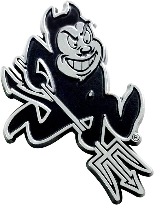NCAA Arizona State Sun Devils Chrome Emblemchrome Emblem, Team Colors, One Sized