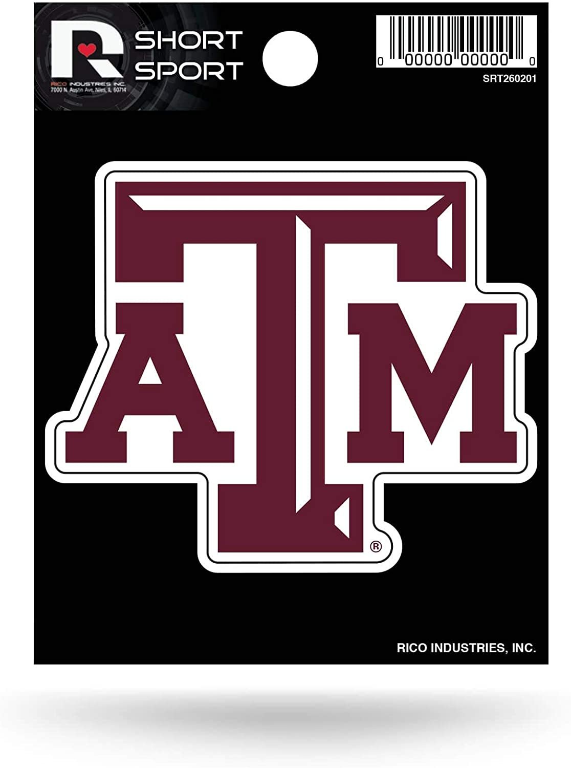 Texas A&M University Aggies 3 Inch Decal Sticker Flat Vinyl Die Cut Auto Home