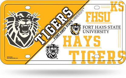 Fort Hays State University Tigers Metal Tag License Plate 6x12 Inch