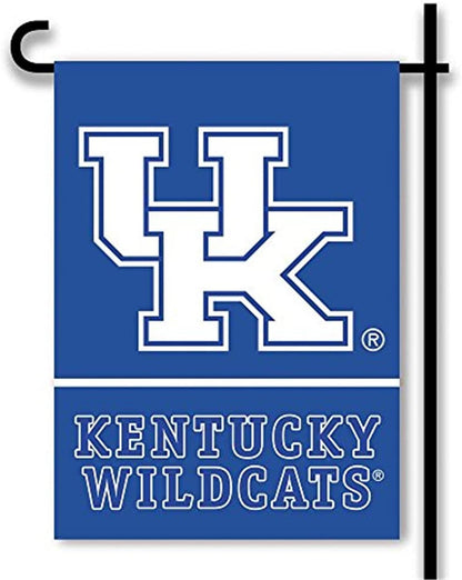 University of Kentucky Wildcats Premium Double Sided Garden Flag, Country Design, 13x18 Inch, Display Pole Sold Separately