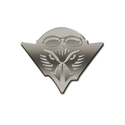Rico Industries NCAA Tennessee-Martin Skyhawks Antique Auto Emblem Antique Nickel Auto Emblem for Car/Truck/SUV