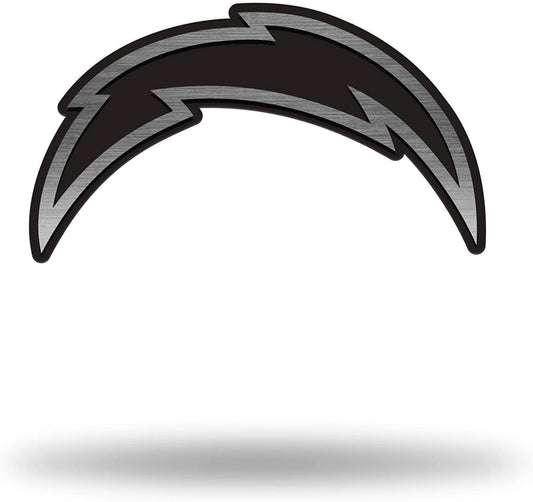 Los Angeles Chargers Solid Metal Auto Emblem Antique Nickel Design