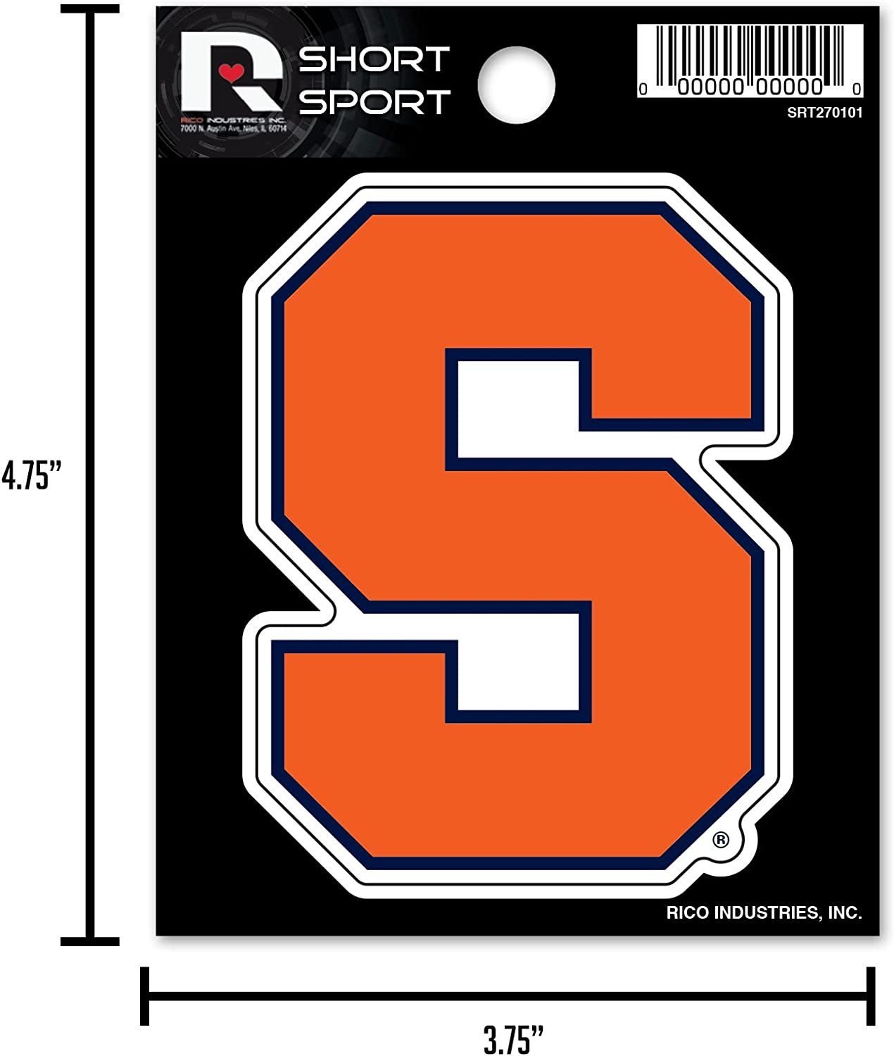 Rico Industries NHL Calgary Flames Die Cut Team Logo Short Sport Sticker