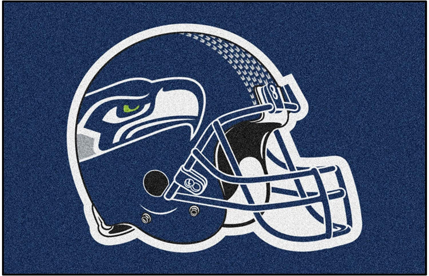 Seattle Seahawks Floor Mat Area Rug, 20x30 Inch, Nylon, Anti-Skid Backing