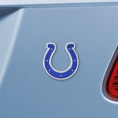 Indianapolis Colts Solid Metal Color Auto Emblem Raised Die Cut
