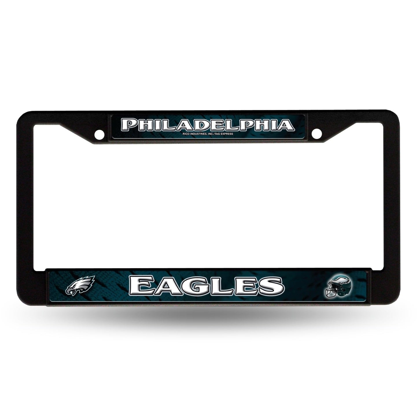 Rico Philadelphia Eagles Official NFL 12 inch x 6 inch Plastic License Plate Frame by 924379