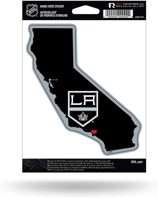 Los Angeles Kings 5 Inch Sticker Decal, Home State Design, Flat Vinyl, Full Adhesive Backing