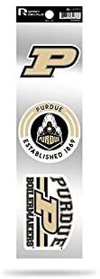 Purdue Boilermakers 3 Piece Retro Spirit Decals Premium Throwback Stickers