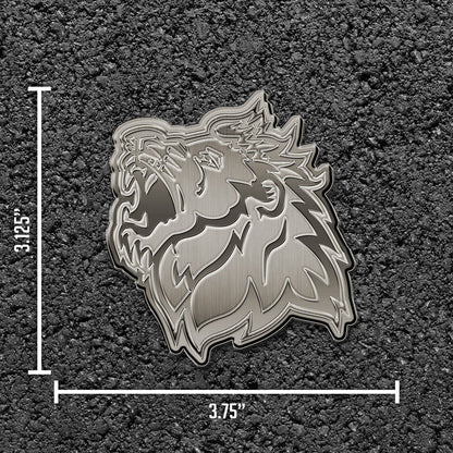 Rico Industries NCAA Missouri Southern State Lions Antique Auto Emblem Antique Nickel Auto Emblem for Car/Truck/SUV
