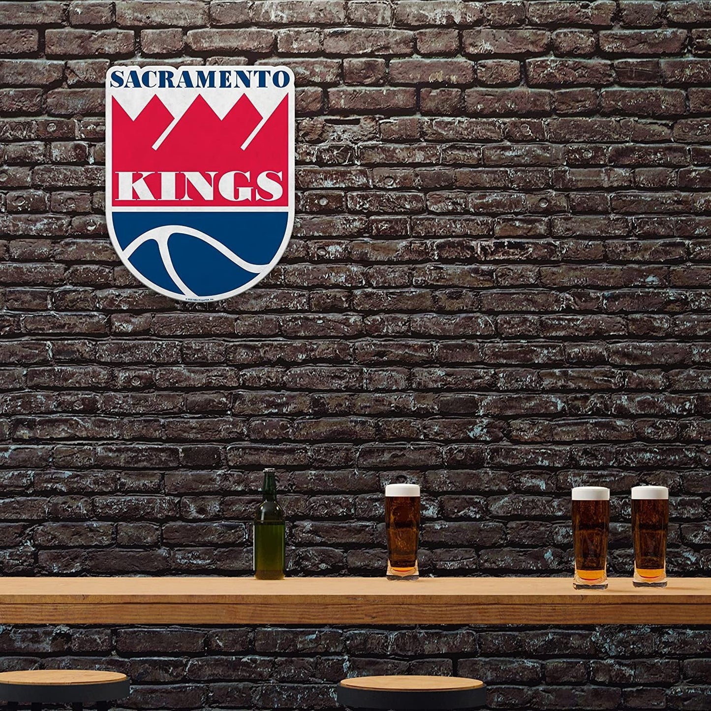 Sacramento Kings Soft Felt Pennant, Retro Design, 18 Inch