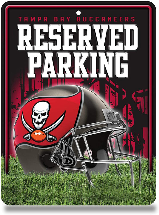Tampa Bay Buccaneers Metal Parking Sign