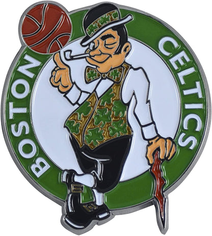 Boston Celtics Solid Metal Color Auto Emblem