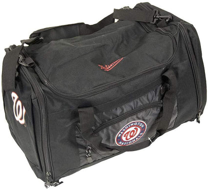 Washington Nationals Premium Duffel Bag Roadblock Design 21 Inch, Embroidered Logo