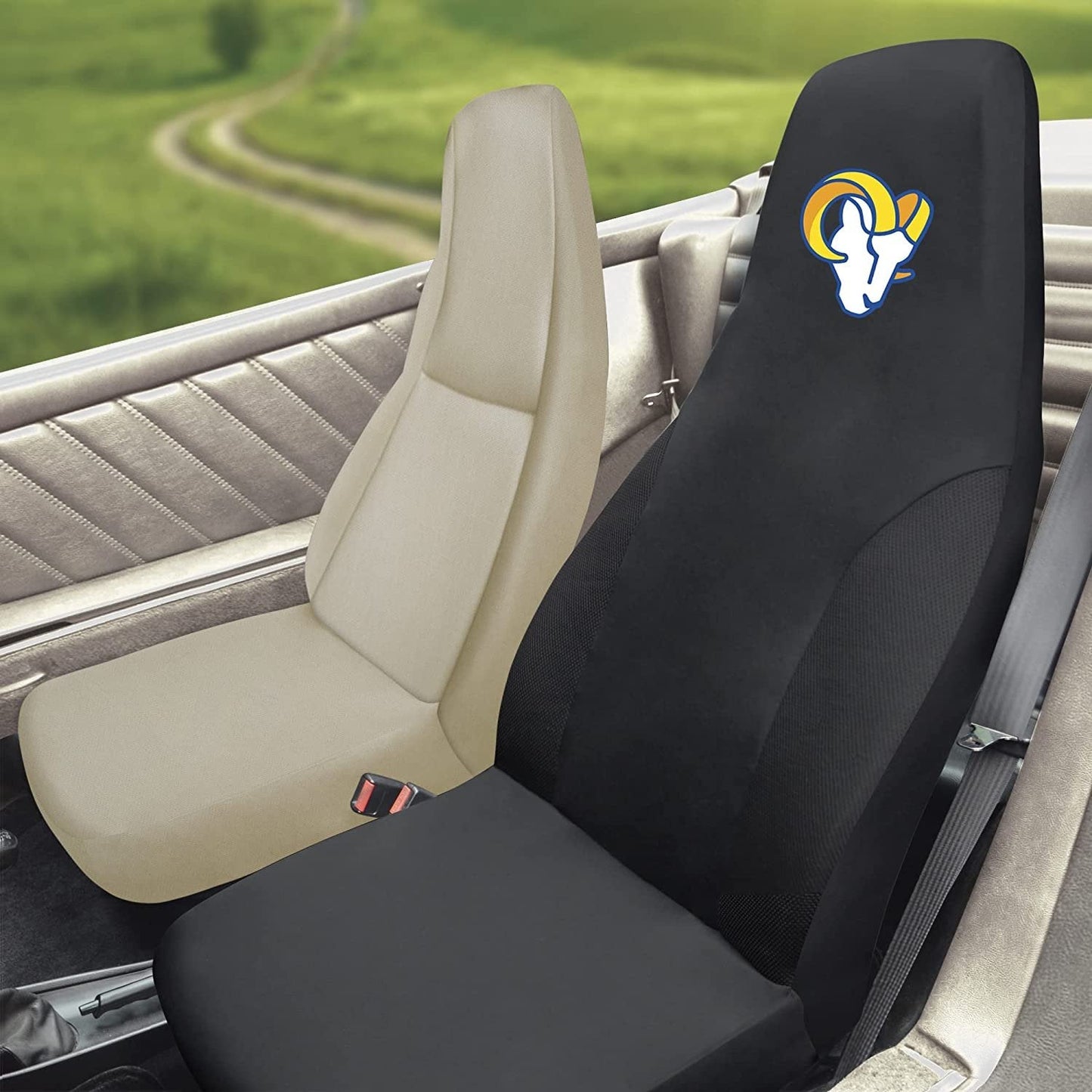 FANMATS 21554 Los Angeles Rams Embroidered Seat Cover