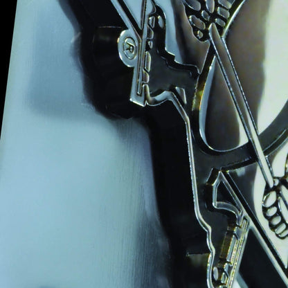 USF South Florida Bulls Hitch Cover Solid Metal with Raised Chrome Metal Emblem 2" Square Type III University of