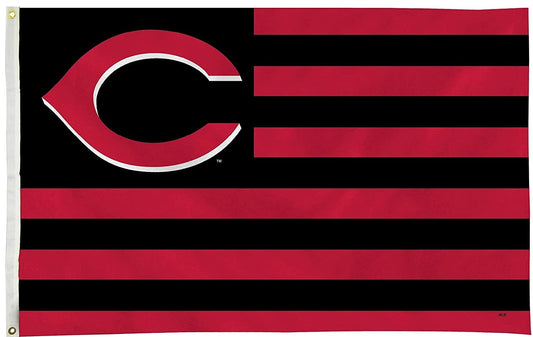 Cincinnati Reds Flag Banner Country Design 3x5 Premium with Metal Grommets Outdoor House Baseball