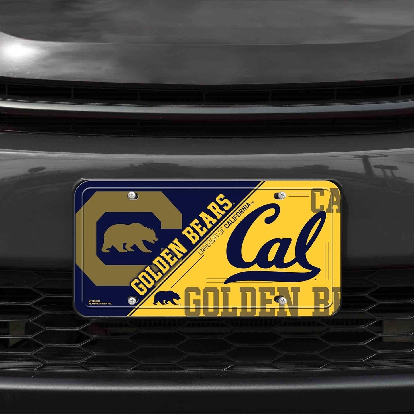 University of California Golden Bears Cal Berkley Metal Tag License Plate, 12x6 Inch, Pre-drilled Holes
