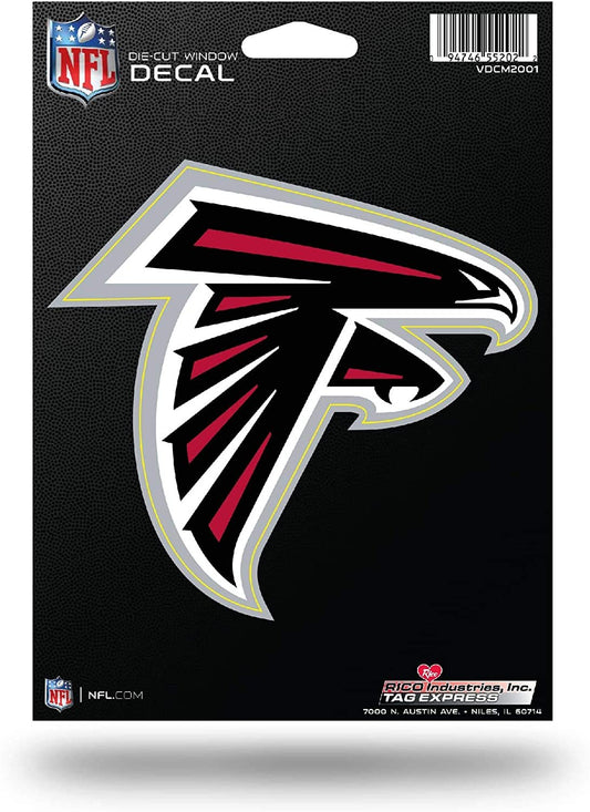 Atlanta Falcons 5 Inch Die Cut Decal Sticker Full Adhesive Backing