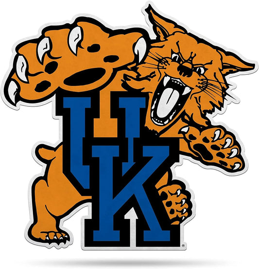 Rico Industries NCAA Kentucky Wildcats Shape Cut Mascot Pennant - Home, Living Room, Bedroom, Mancave Decor - Soft Felt Material - Made