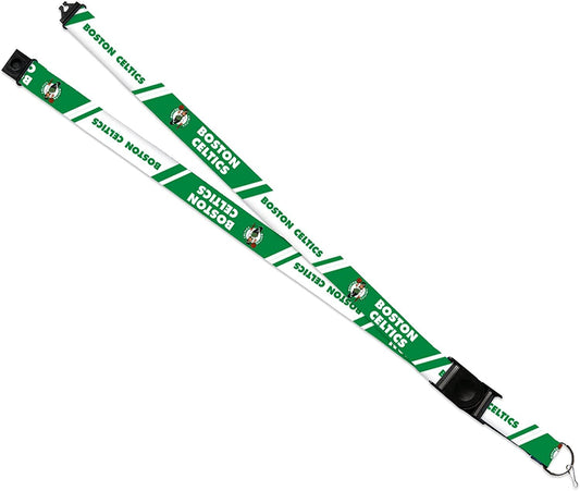 Boston Celtics Premium Lanyard Keychain 18 Inch Button Clip Safety Breakaway