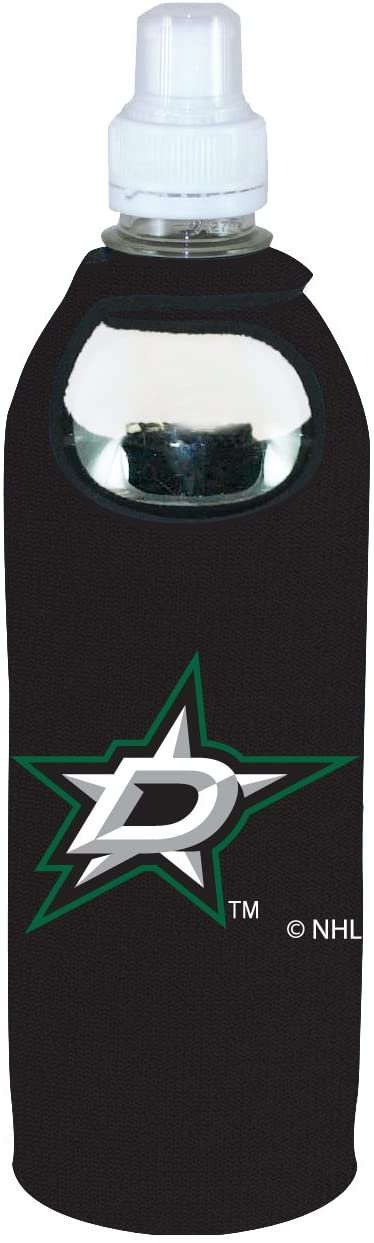 Dallas Stars 1/2 Liter Water Soda Bottle Beverage Insulator Holder Cooler with Clip Hockey