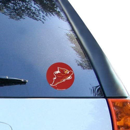 Iowa State University Cyclones 4 Inch Round Sticker Decal Flat Vinyl Full Adhesive Backing