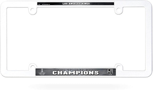 Los Angeles Kings 2014 Champions EZ View Plastic License Plate Frame Tag Cover Hockey Stanley Cup Championship