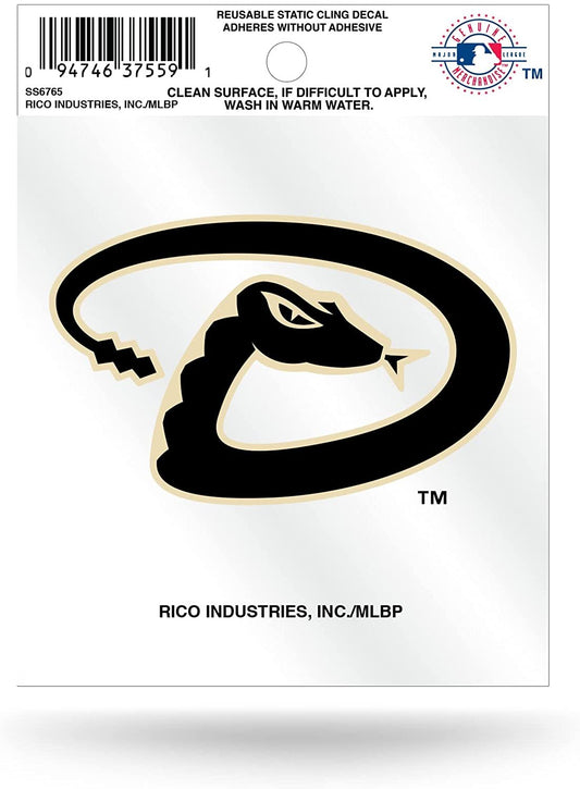 Arizona Diamondbacks 3 Inch Flat Static Cling Decal Secondary Logo