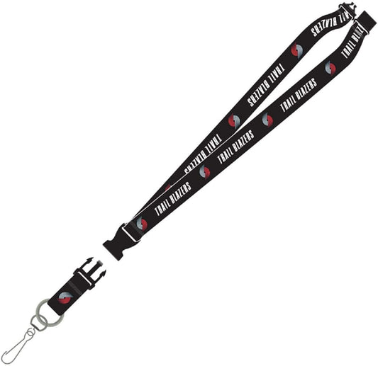 Portland Trail Blazers Premium Lanyard Keychain Double Sided Breakaway Safety Design Adult 18 Inch