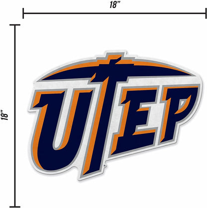 Rico Industries NCAA Texas-El Paso Miners Primary Logo Shape Cut Pennant