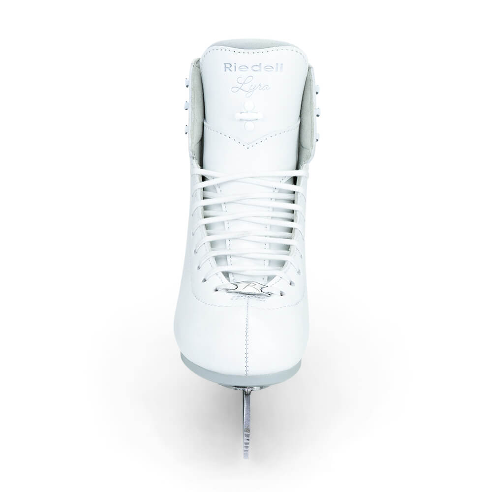 Riedell Lyra figure skate set, white front