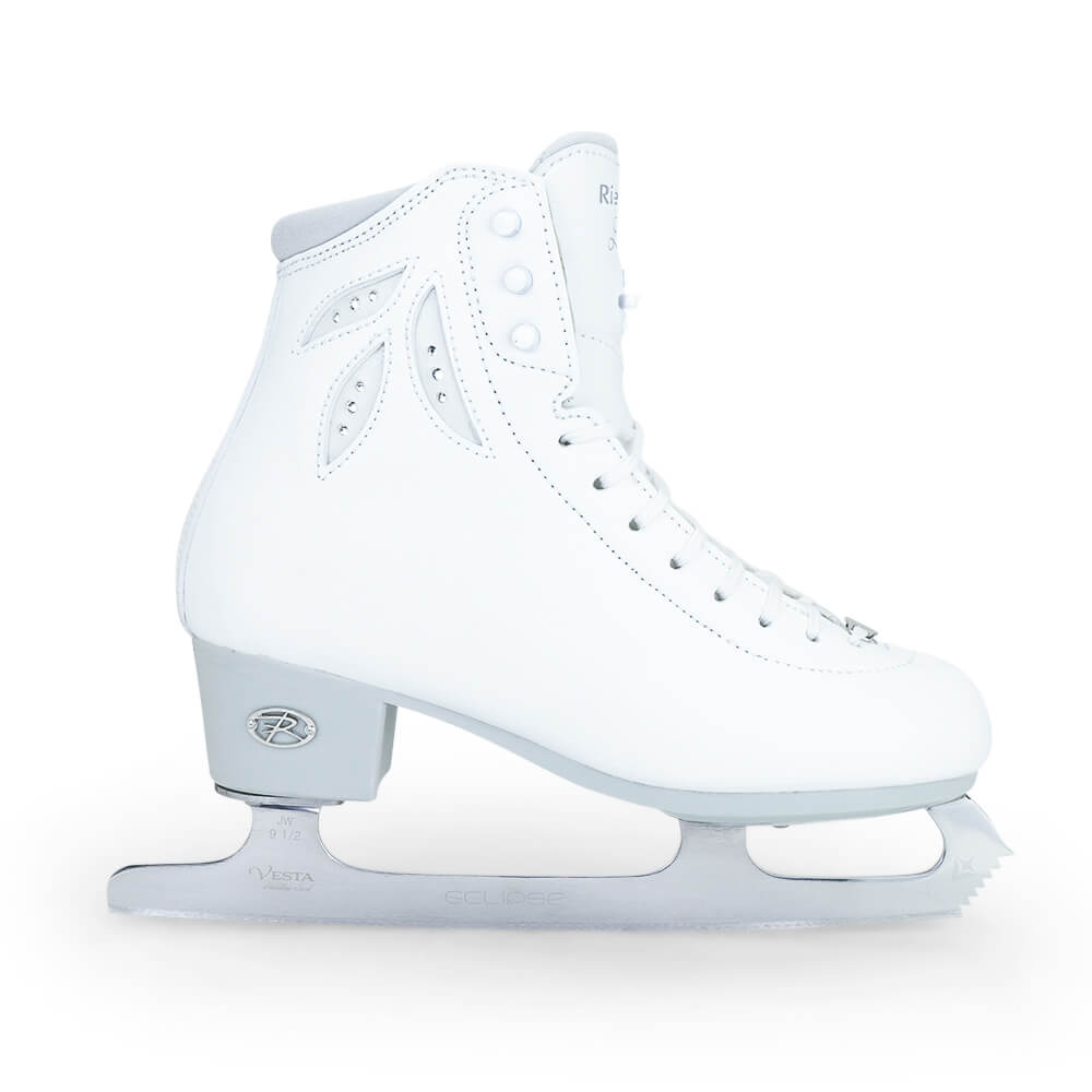 Riedell Lyra figure skate set, white outside