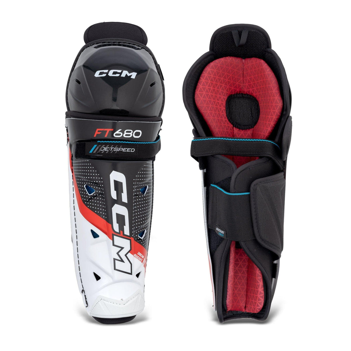 CCM Jetspeed FT680 Junior Hockey Shin Guards Junior / 11"