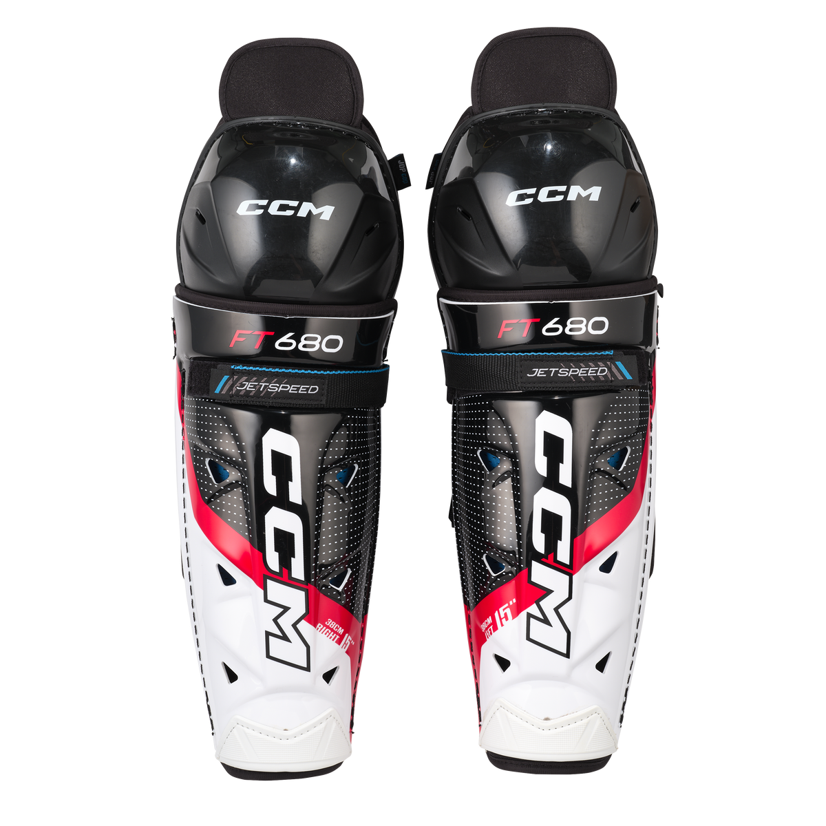 CCM JetSpeed FT680 Shin Guards — product photo