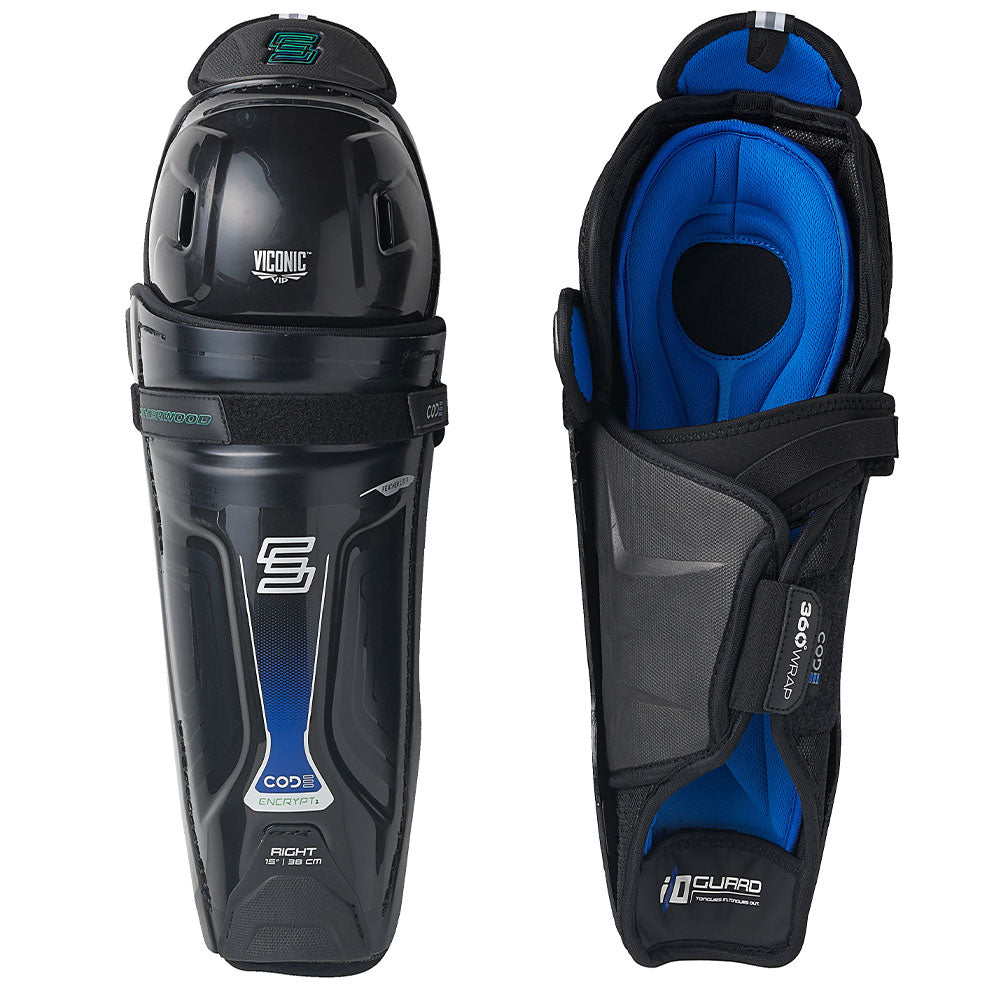 Code Encrypt 1 Junior Shin Pads