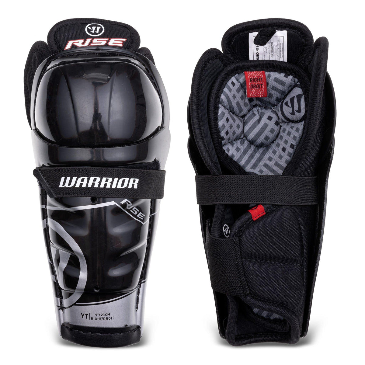 Warrior Rise Youth Hockey Shin Guards 9" / YTH