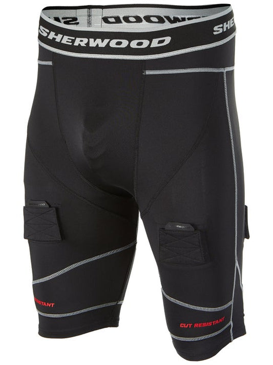 Sherwood Rekker Womens Cut Resistant Compression Shorts with Jill
